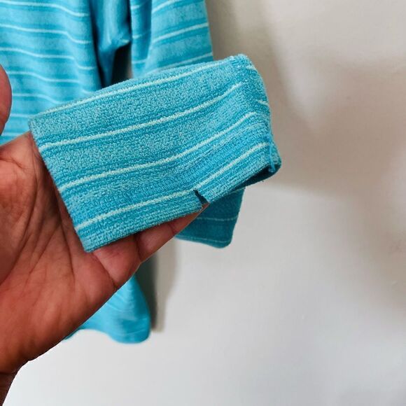 Patagonia | girls blue fleece quart zip up top - Picture 5 of 6